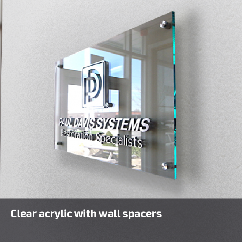 Perspex & Wall Spacer Signs The Sign Company Ltd.